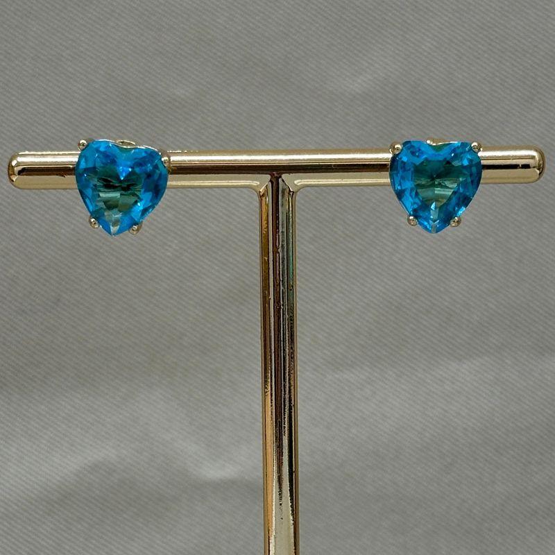 BRINCO CORAÇÃO ZIRC AQUA