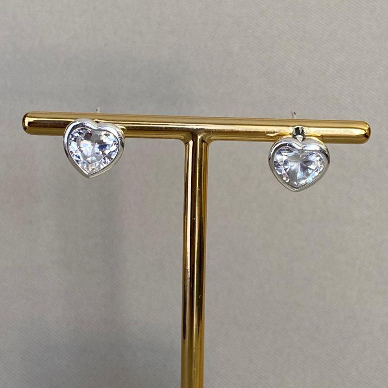 BRINCO CORAÇÃO ZIRCONIA M