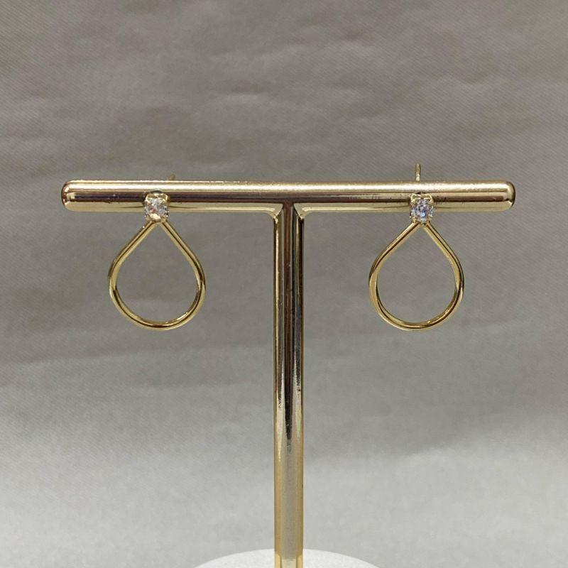 BRINCO DE GOTA COM BASA DE ZIRCONIA