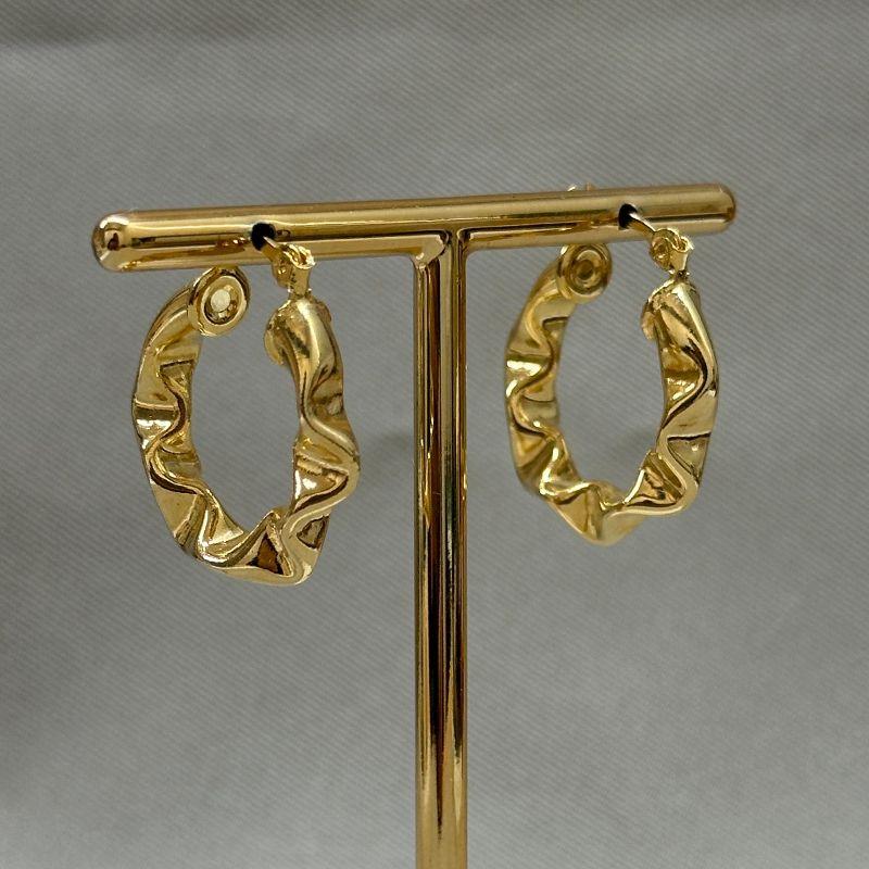 BRINCO DE TUBO JULIETTE 20MM FECHO ITALIANO