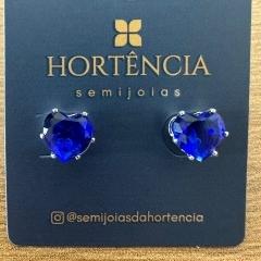 BRINCO DE ZIRCONIA CORAÇÃO 8MM 