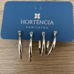 BRINCO DUPLA ARGOLA TUBO FECHO ITALIANO