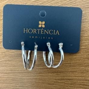 BRINCO DUPLA ARGOLA TUBO FECHO ITALIANO