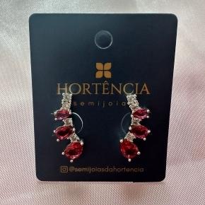 BRINCO EAR CUFF ZIRCONIA ROSA