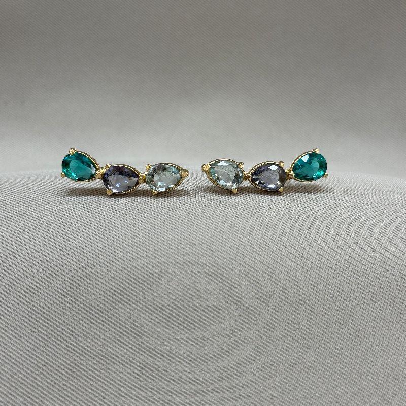 BRINCO EAR CUFF ZIRCONIAS