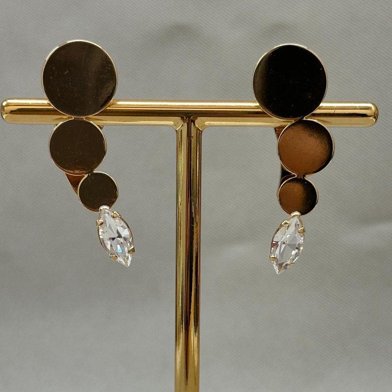 BRINCO EARCUFF COM ZIRCONIA NAVETE