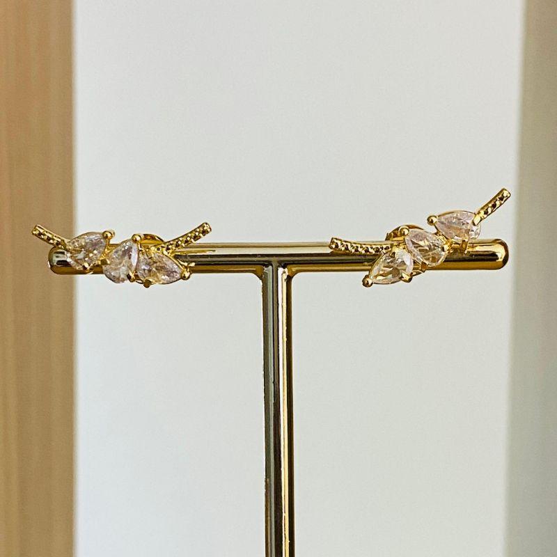 BRINCO EARCUFF ZIRCONIAS