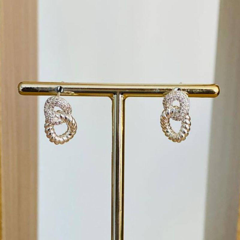 BRINCO ELOS CRAVEJADO E TORCIDO