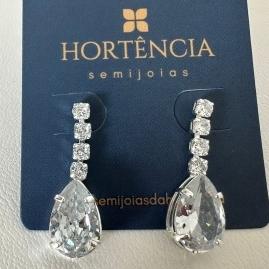BRINCO GOTA E FIO ZIRCONIAS