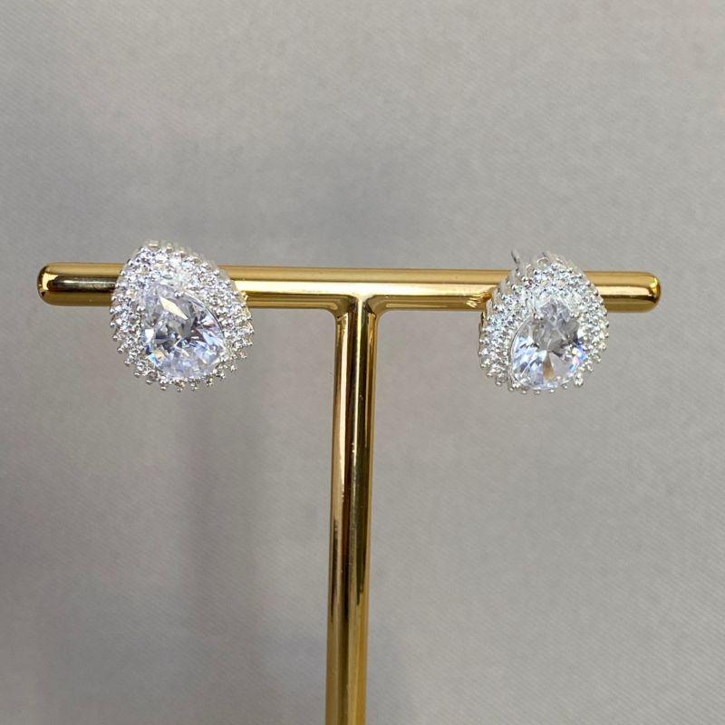 BRINCO GOTA ZIRCONIA CRAVEJADO EM VOLTA