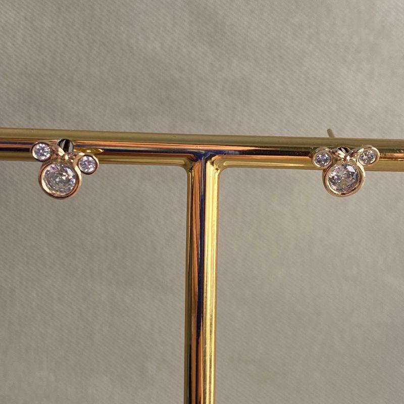 BRINCO INFANTIL MINNIE ZIRCONIA