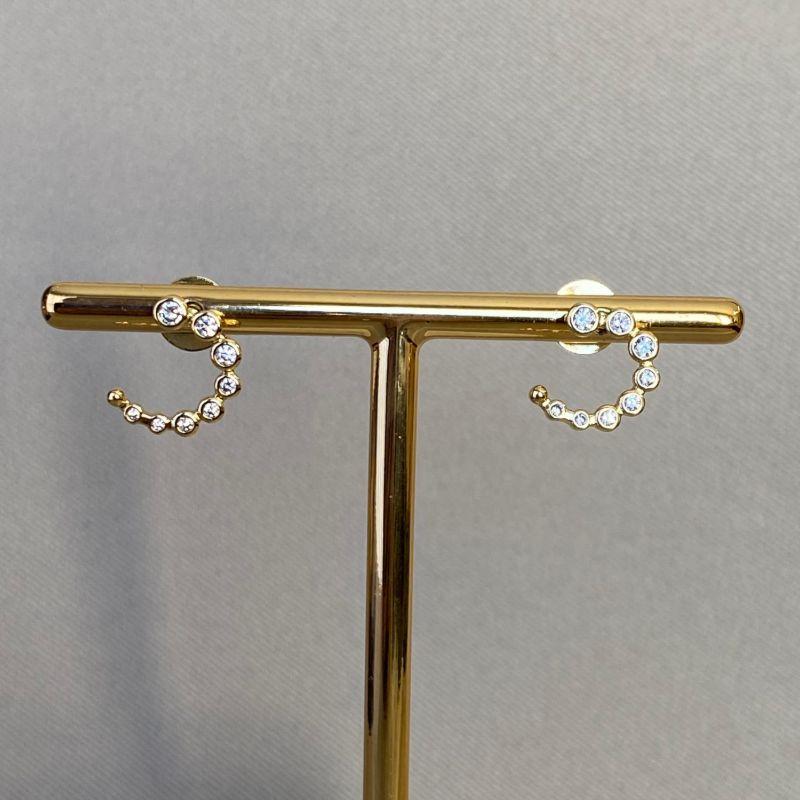 BRINCO MEIA LUA COM ZIRCONIAS