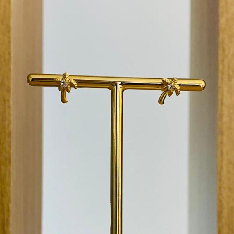 BRINCO MINI COQUEIRO COM ZIRCONIA