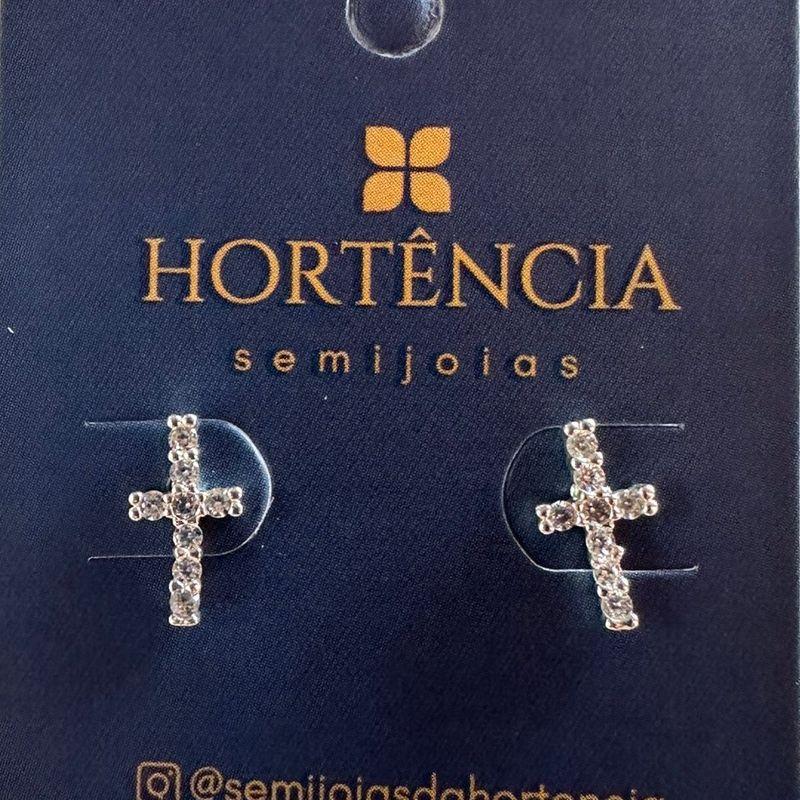 BRINCO MINI CRUZ CRAVEJADA
