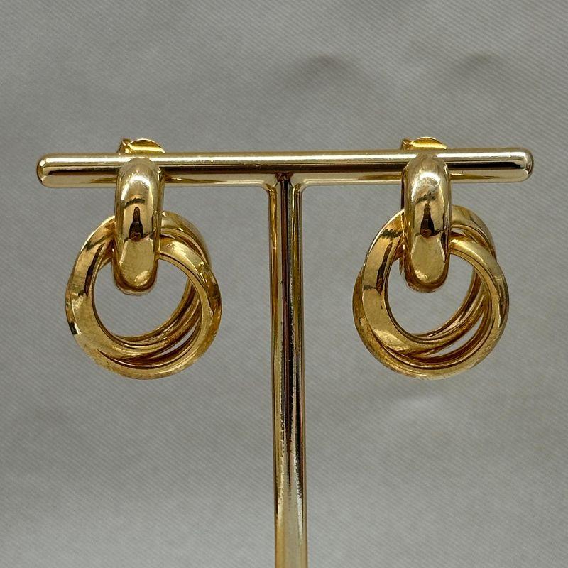 BRINCO NÓ ARGOLA DUPLA ACHATADA