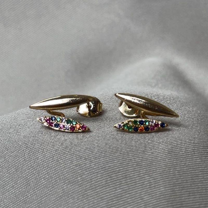 BRINCO PEDRINHAS COLORIDAS