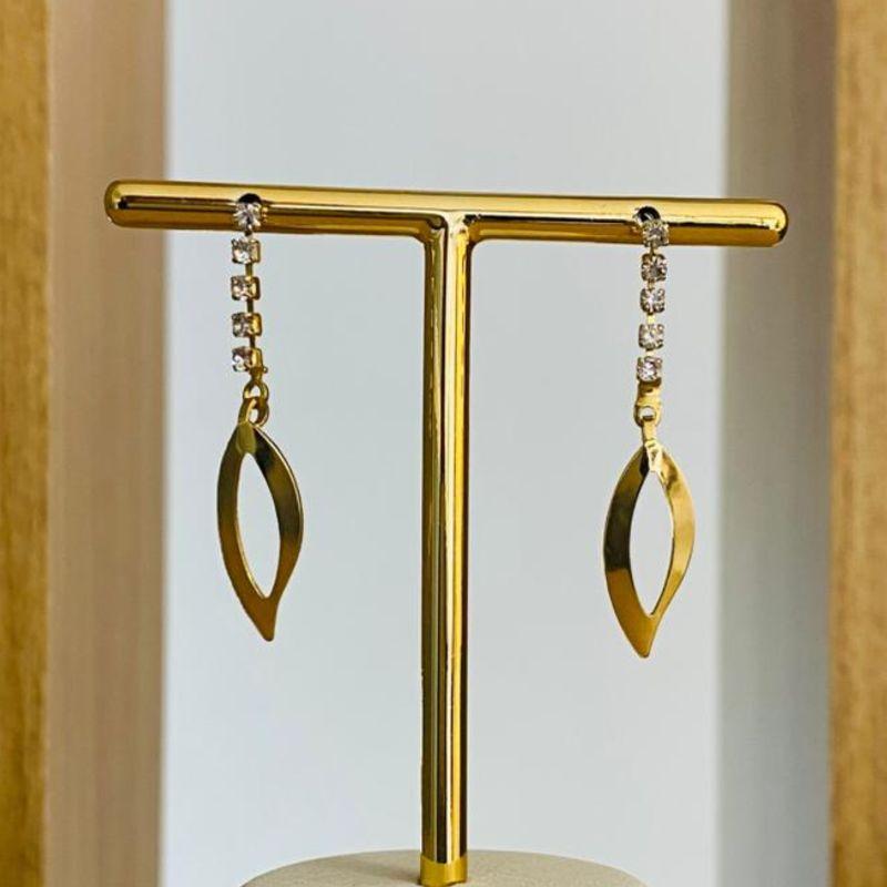 BRINCO PENDURADO COM ZIRCONIA