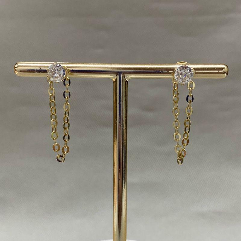 BRINCO PONTO DE LUZ CRISTAL COM CORRENTE