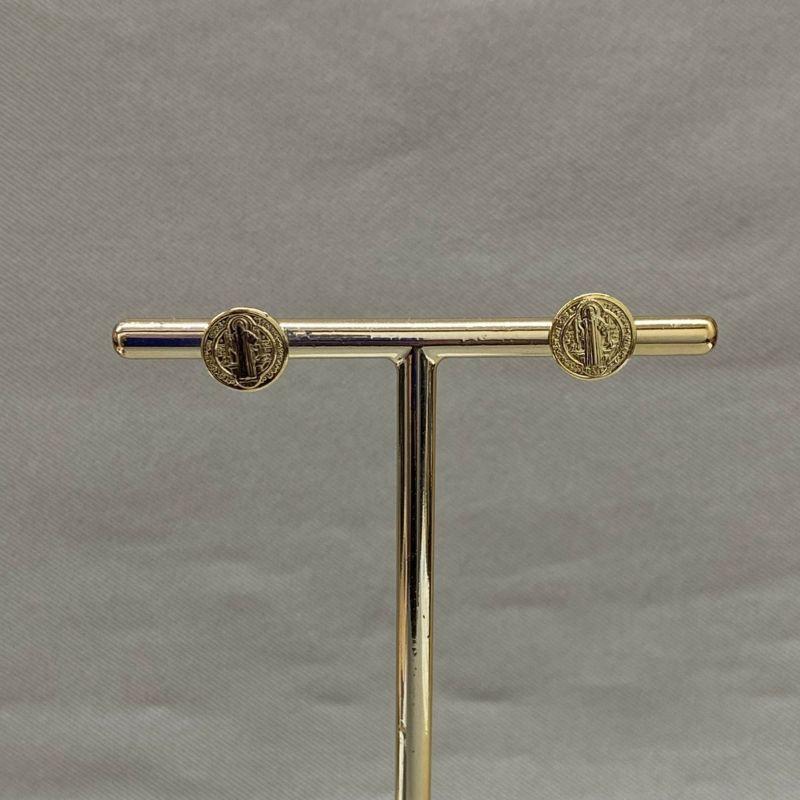 BRINCO SOLITARIO SÃO BENTO 8MM