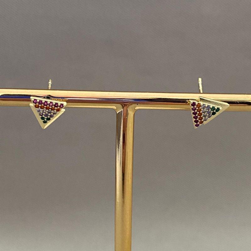 BRINCO TRIANGULO COLORIDO