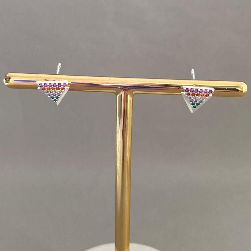 BRINCO TRIANGULO COLORIDO