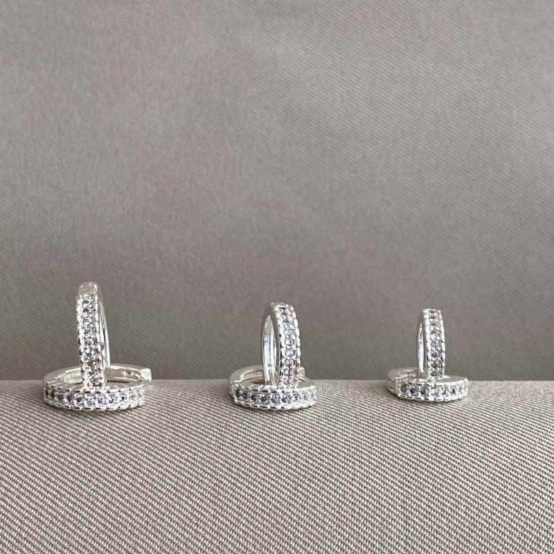 BRINCO TRIO ARGOLA CRAVEJADA