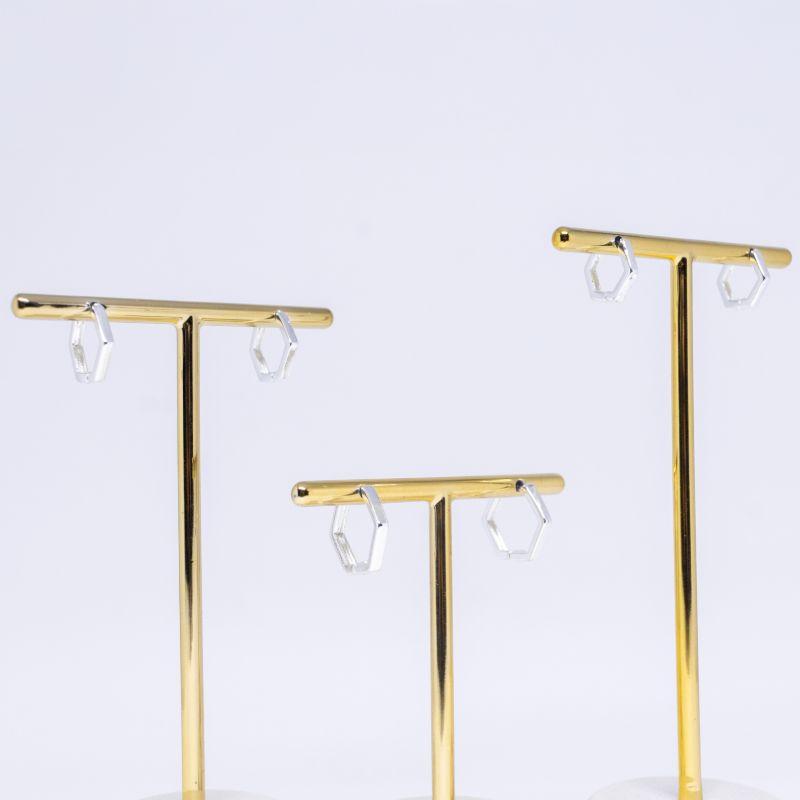 BRINCO TRIO ARGOLA HEXAGONAL