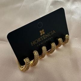 BRINCO TRIO CORAÇÃO CRAVEJADO