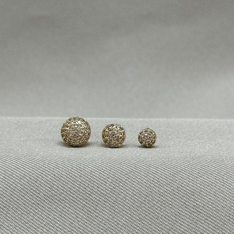 BRINCO TRIO REDONDO CRAVEJADO