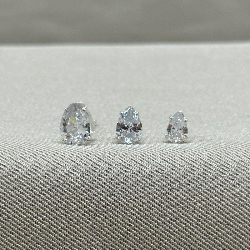 BRINCO TRIO ZIRCONIA GOTA