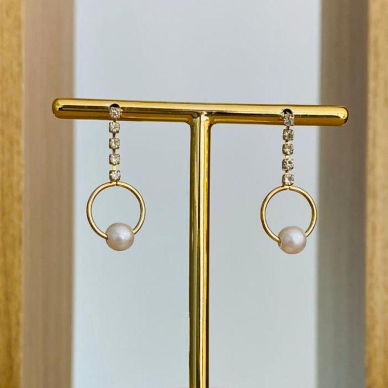 BRINCO ZIRCONIA COM PEROLA