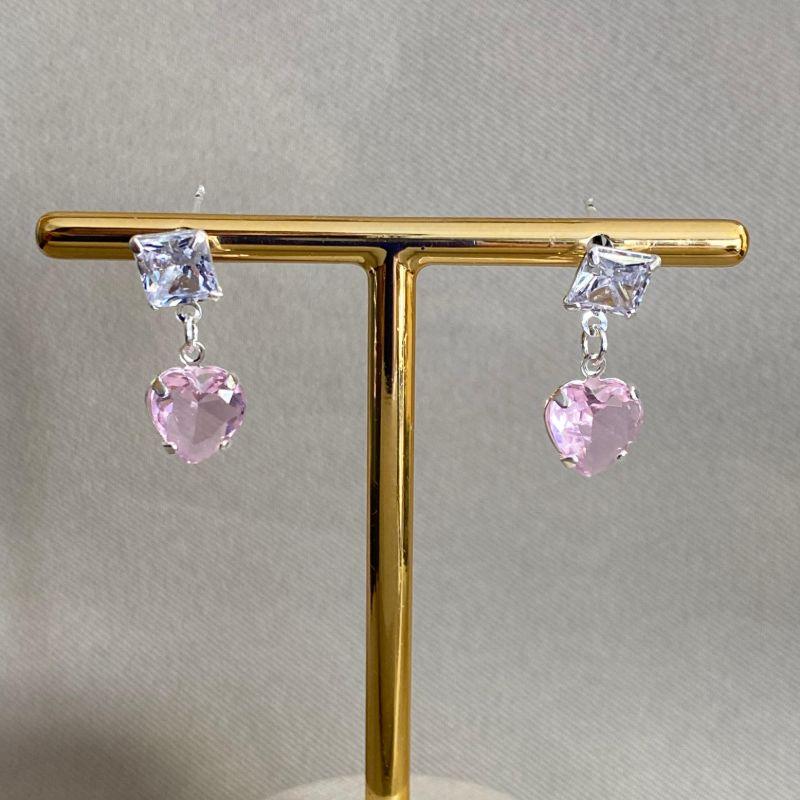 BRINCO ZIRCÔNIA CORAÇÃO