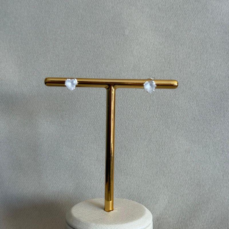 BRINCO ZIRCONIA CORAÇÃO