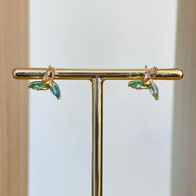 BRINCO ZIRCONIAS COLORIDAS