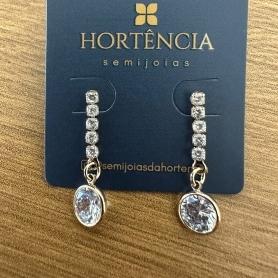 BRINCO ZIRCONIAS COM PONTO DE LUZ