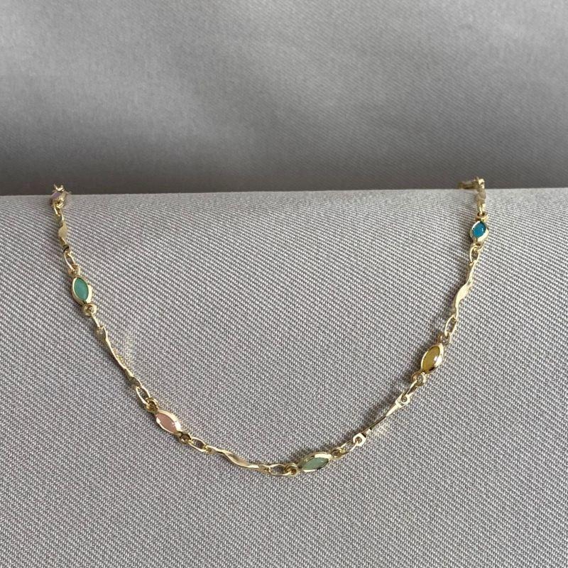 CHOCKER COM PEDRINHAS ACHATADAS