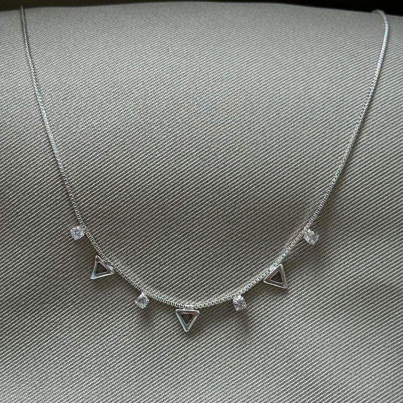 CHOCKER TRIANGULOS ZIRCONIAS