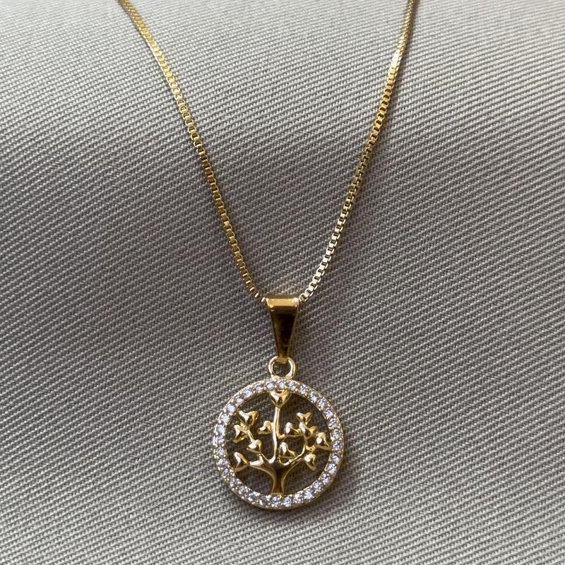 COLAR ARVORE DA VIDA CRAVEJADO