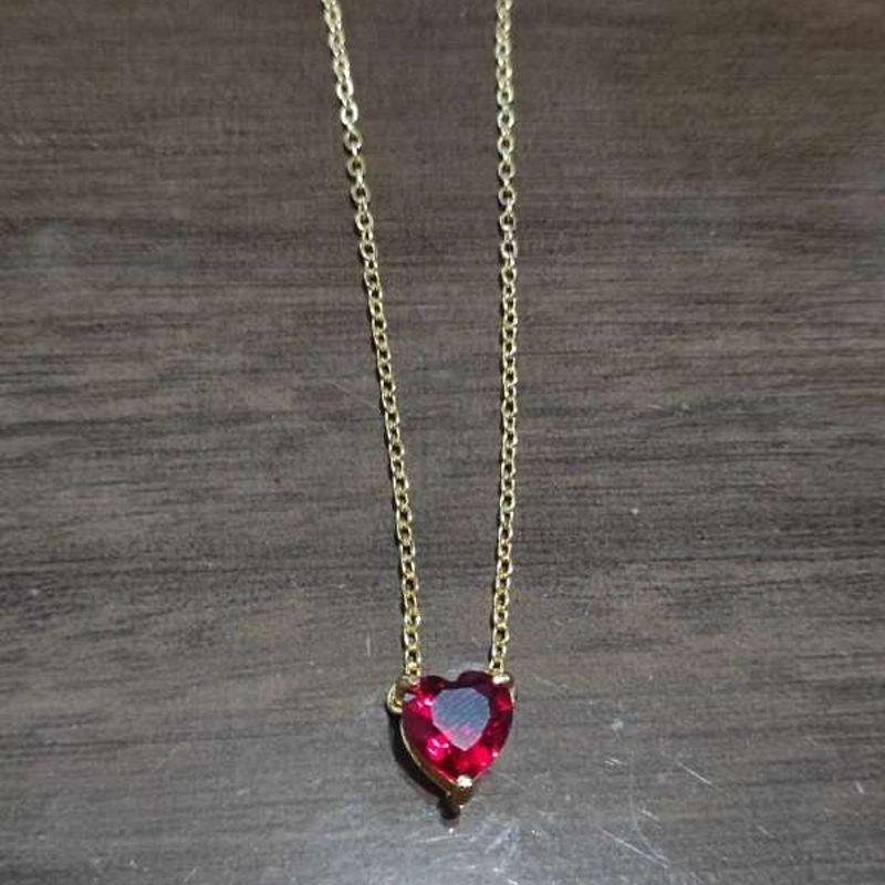 COLAR CARTIER PEDRA CORAÇÃO