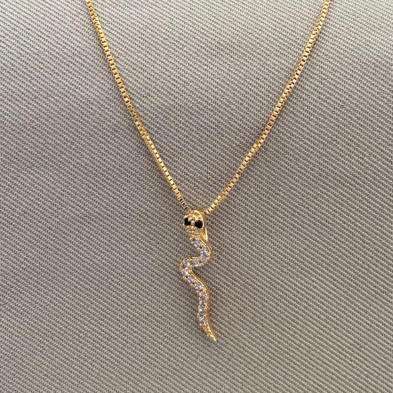 COLAR COBRA CRAVEJADA