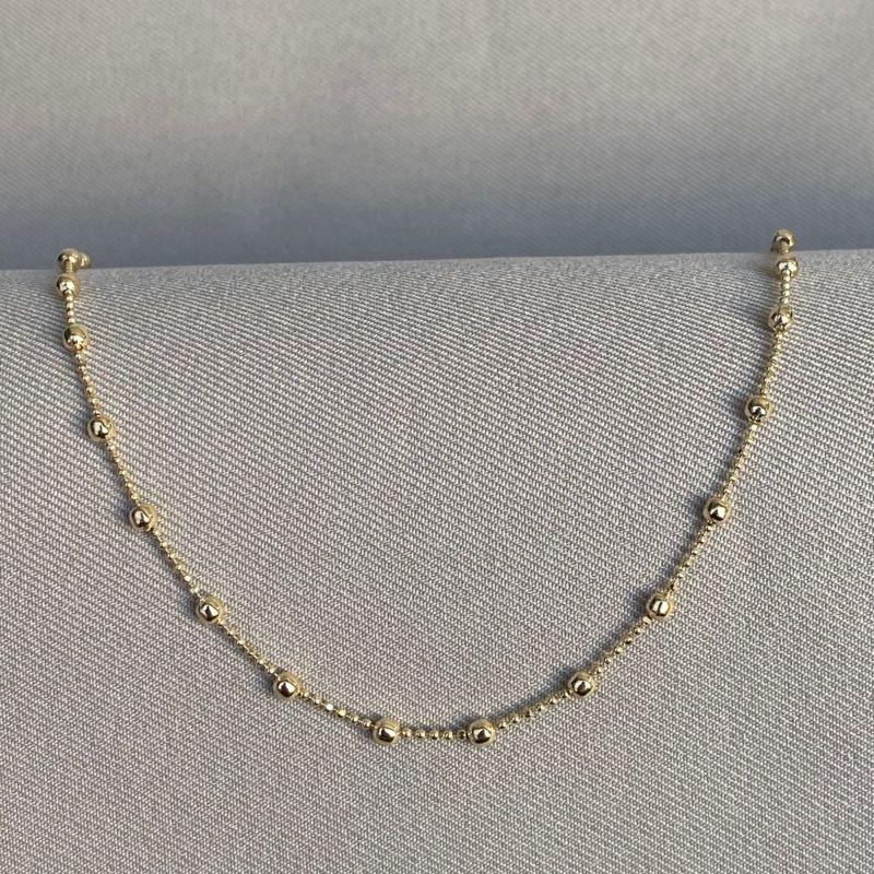 COLAR COM BOLINHAS LONGO