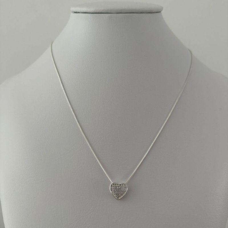 COLAR CORAÇÃO CRAVEJADO