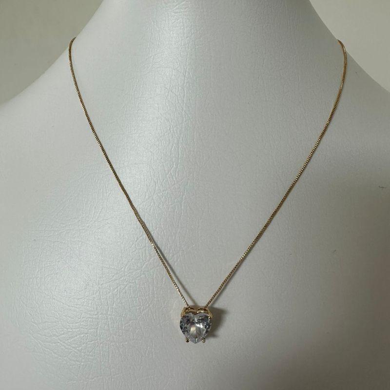 COLAR CORAÇÃO ZIRCONIA