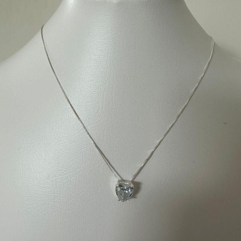 COLAR CORAÇÃO ZIRCONIA