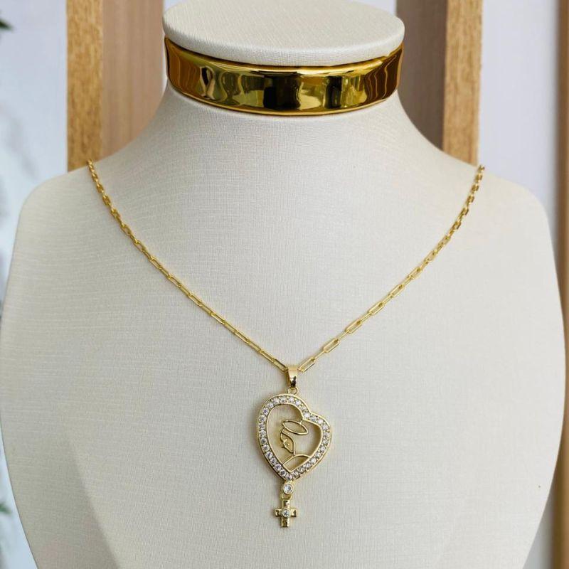 COLAR CRAVEJADO N.S DE FATIMA