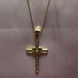 COLAR CRUZ SAGRADO CORAÇÃO