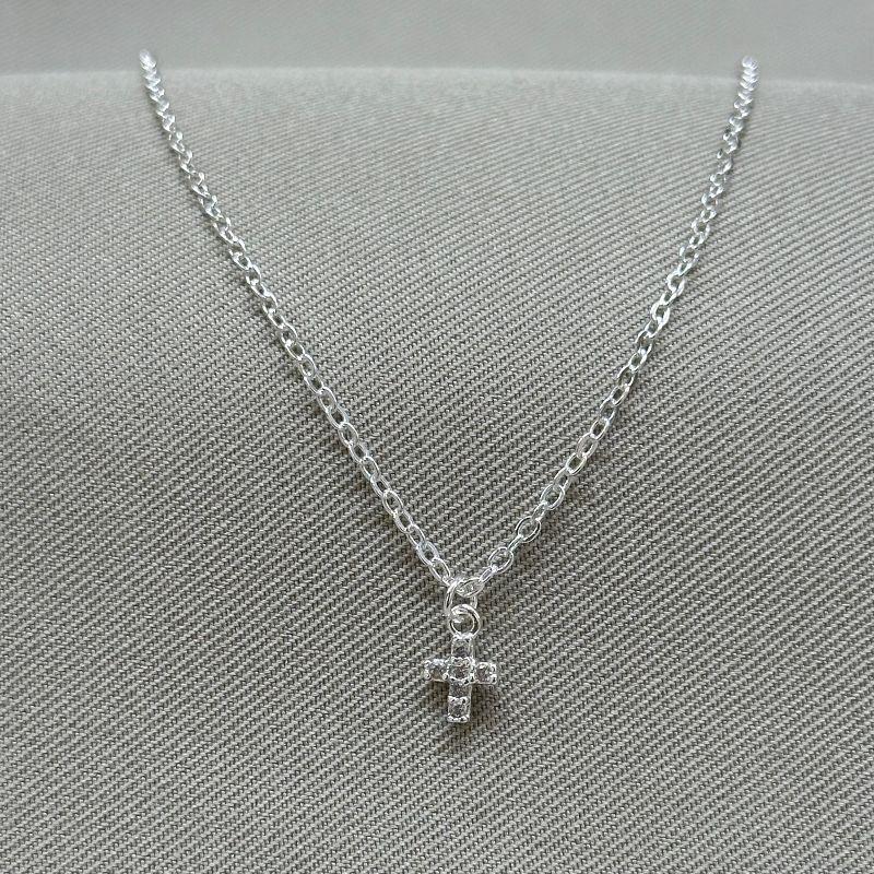 COLAR CRUZ ZIRCONIA PEQUENA