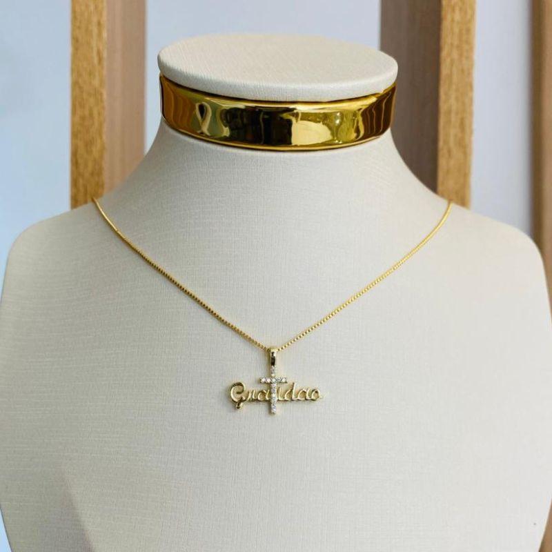 COLAR GRATIDÃO CRAVEJADO