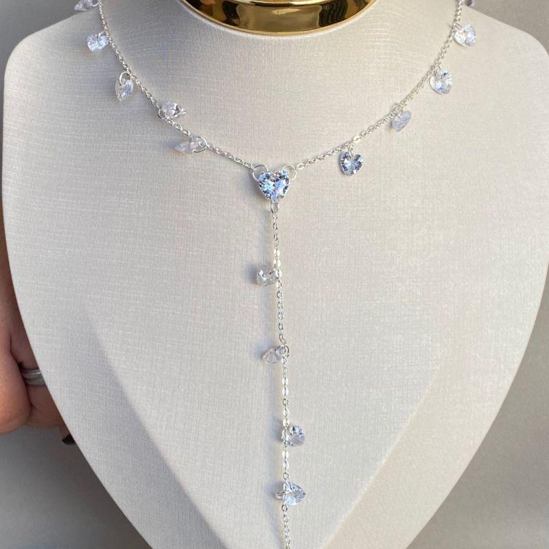 COLAR GRAVATINHA COM ZIRCONIAS