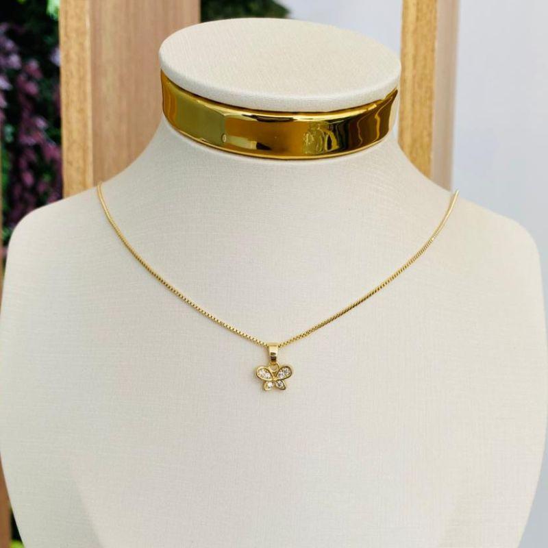 COLAR INFANTIL BORBOLETINHA